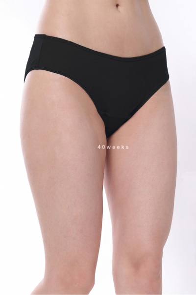 Black Maternity Panties 1-Piece